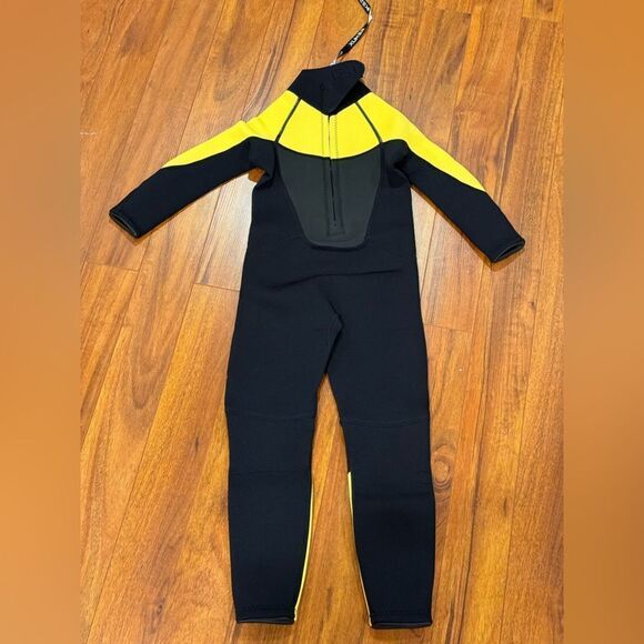 Xuker Kids Yellow and Black Wetsuit NWOT - Picture 4 of 6